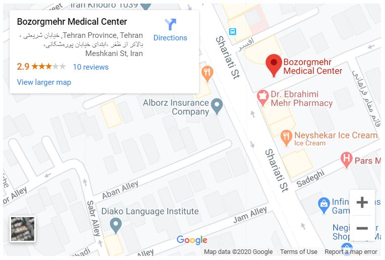google-map-dr-somayeh-babaei
